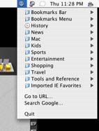 Safari Menu via Bryce